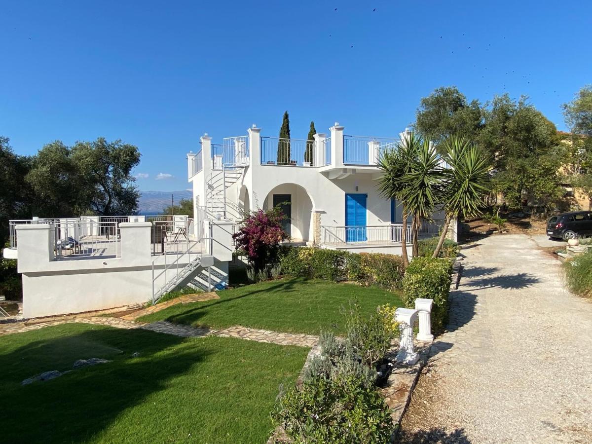 Jalna Apartments By Air Vitesse - Stunning Sea & Mountain Views With Pool - Kassiopi Dış mekan fotoğraf